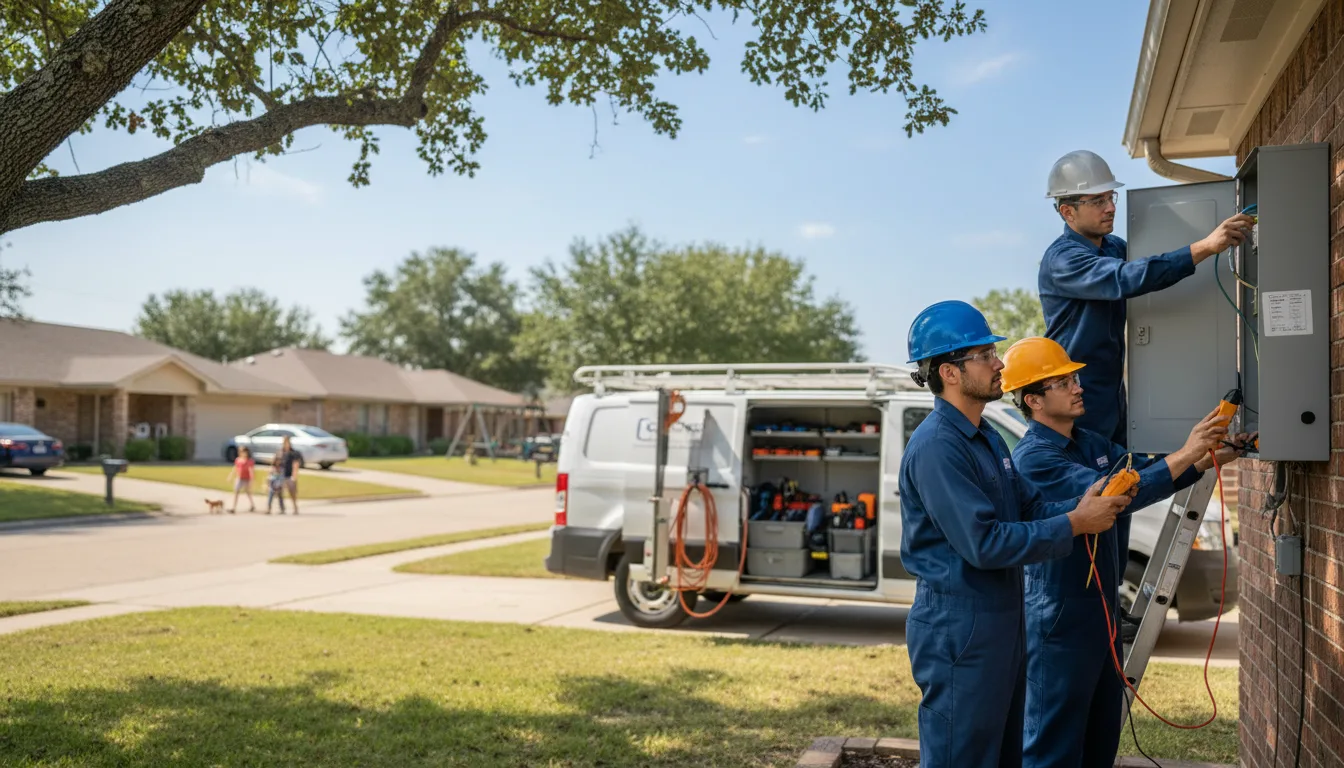 Certified electrician providing emergency electrical services in Pipersville, PA